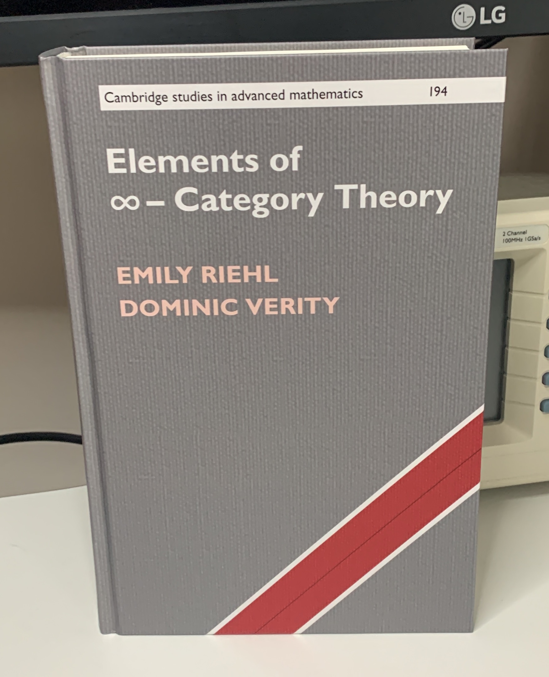 Book cover image 'Elements of ∞-category theory'